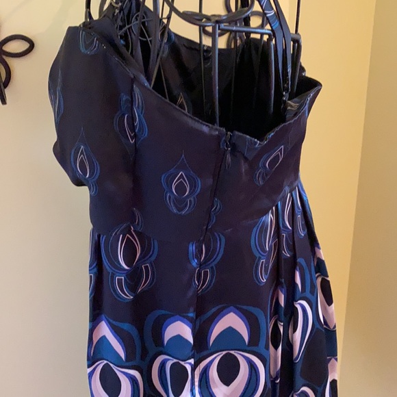 Ted Baker Graphic Silk Spaghetti Strap Dress - Picture 6 of 16